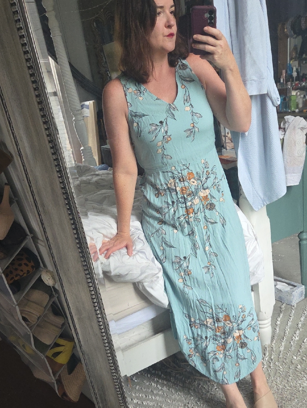 A New Day Light Blue Maxi Dress - Picture 1 of 8